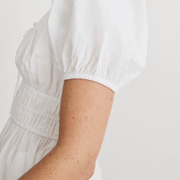 Madewell Poplin Sophia Tie-Front Mini Dress - Picture 3 of 6